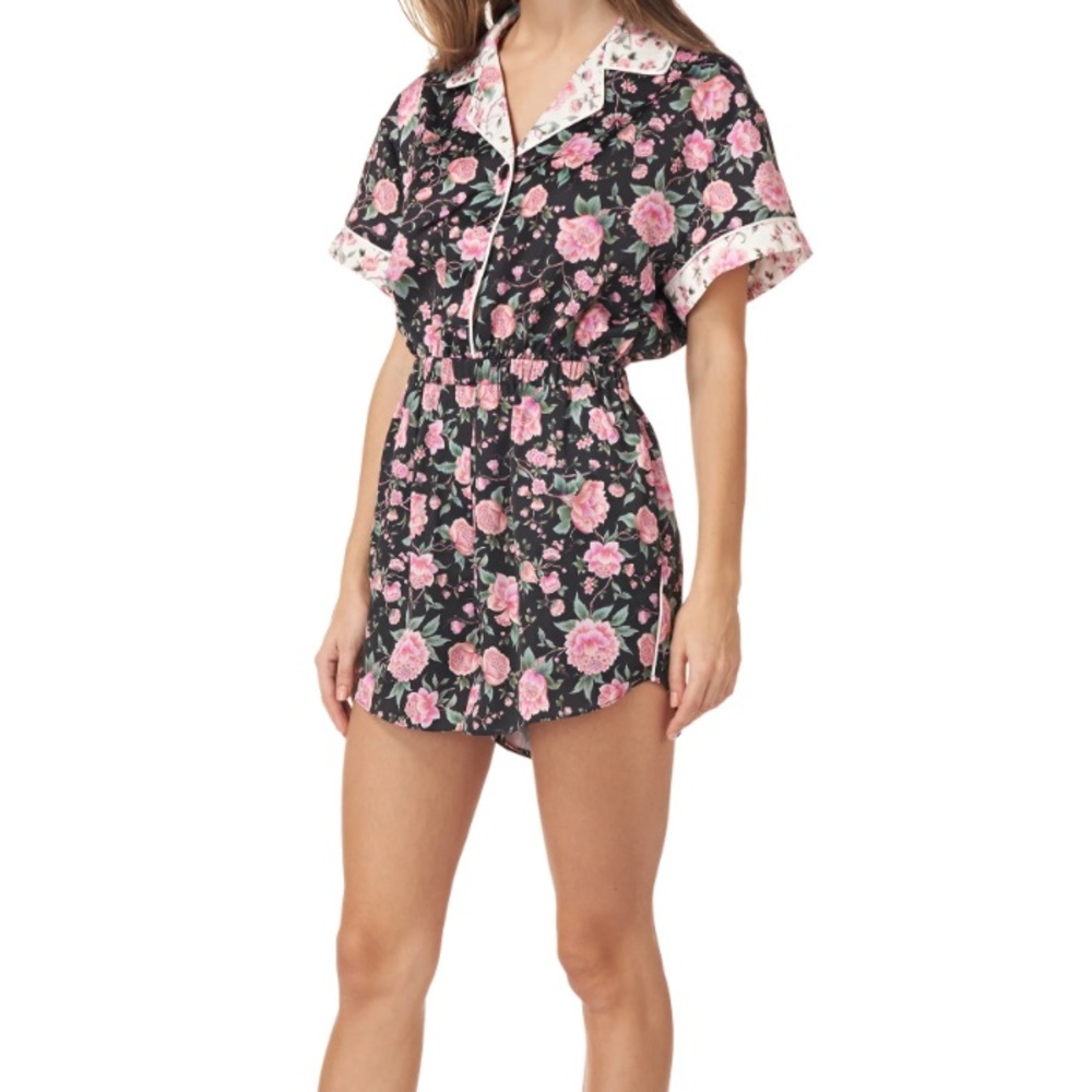 Amur Naveha Floral-print Romper XS